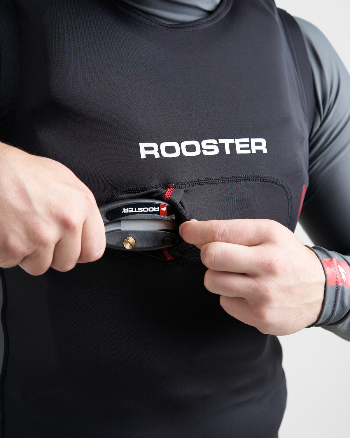Rooster Pro Compression Bib for Harness with Safety Knife Pocket | SendIt Sailing