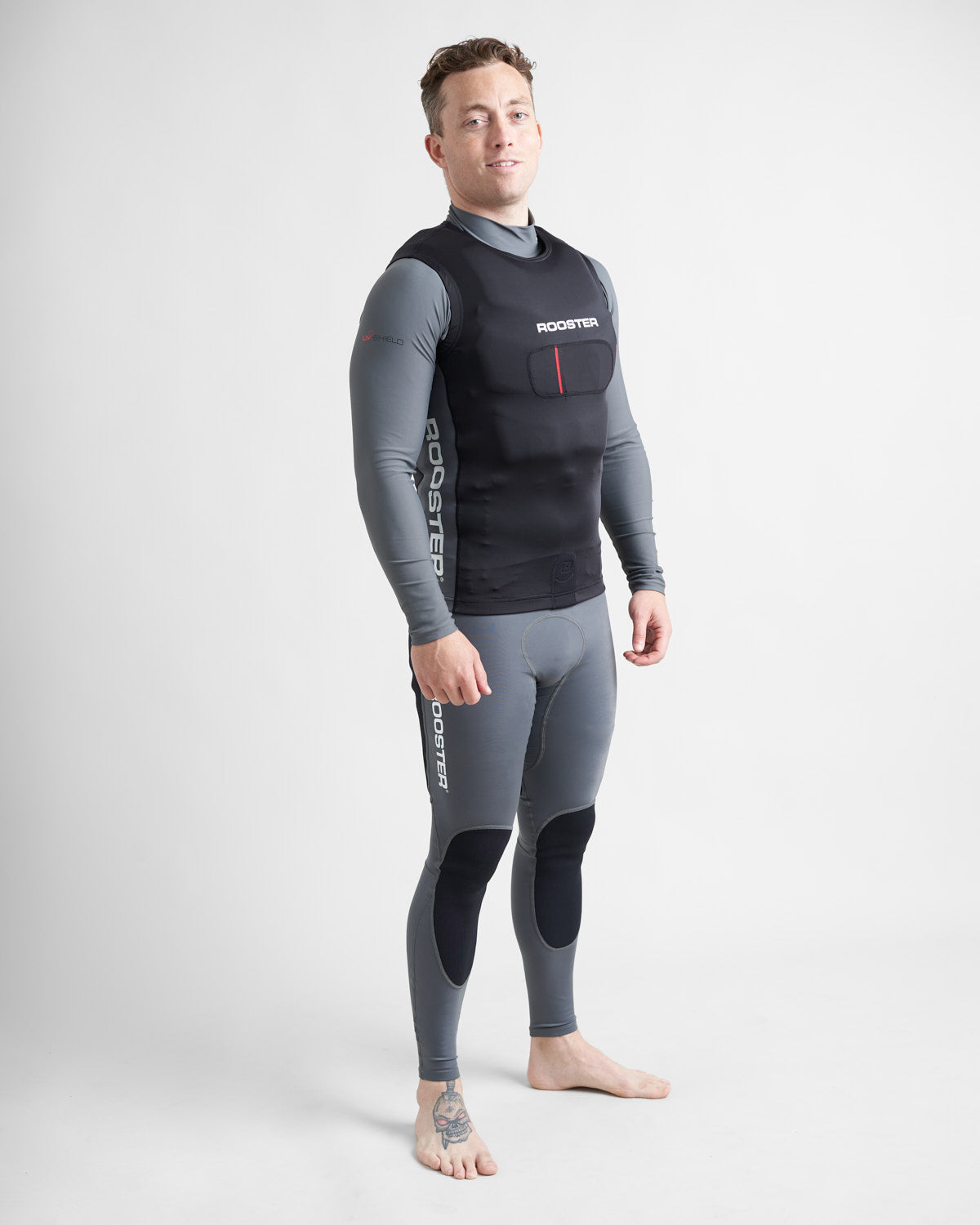 Rooster Pro Compression Bib for Harness with Safety Knife Pocket | SendIt Sailing