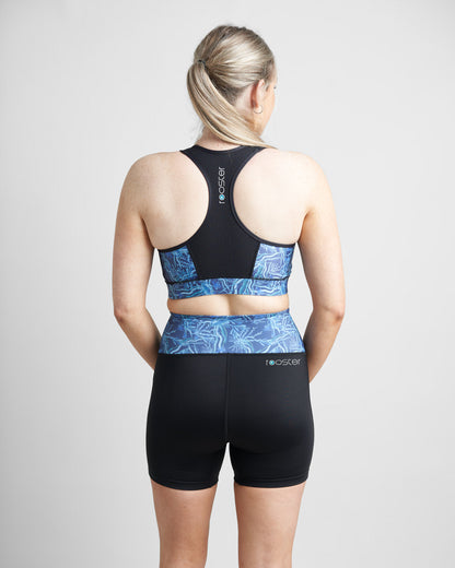 Rooster Womens High Waist Sports Shorts  | SendIt Sailing