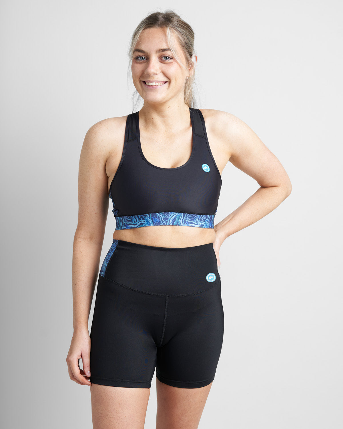 Rooster Womens High Waist Sports Shorts  | SendIt Sailing