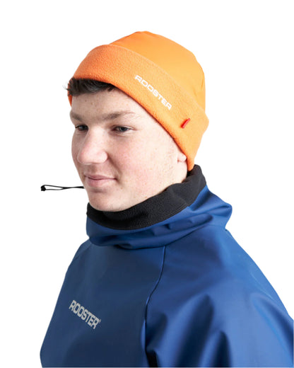 Rooster Aquafleece Beanie - ORANGE