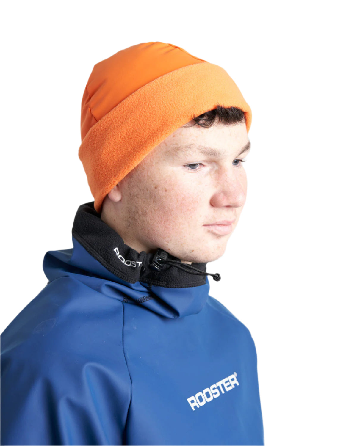 Rooster Aquafleece Beanie - ORANGE