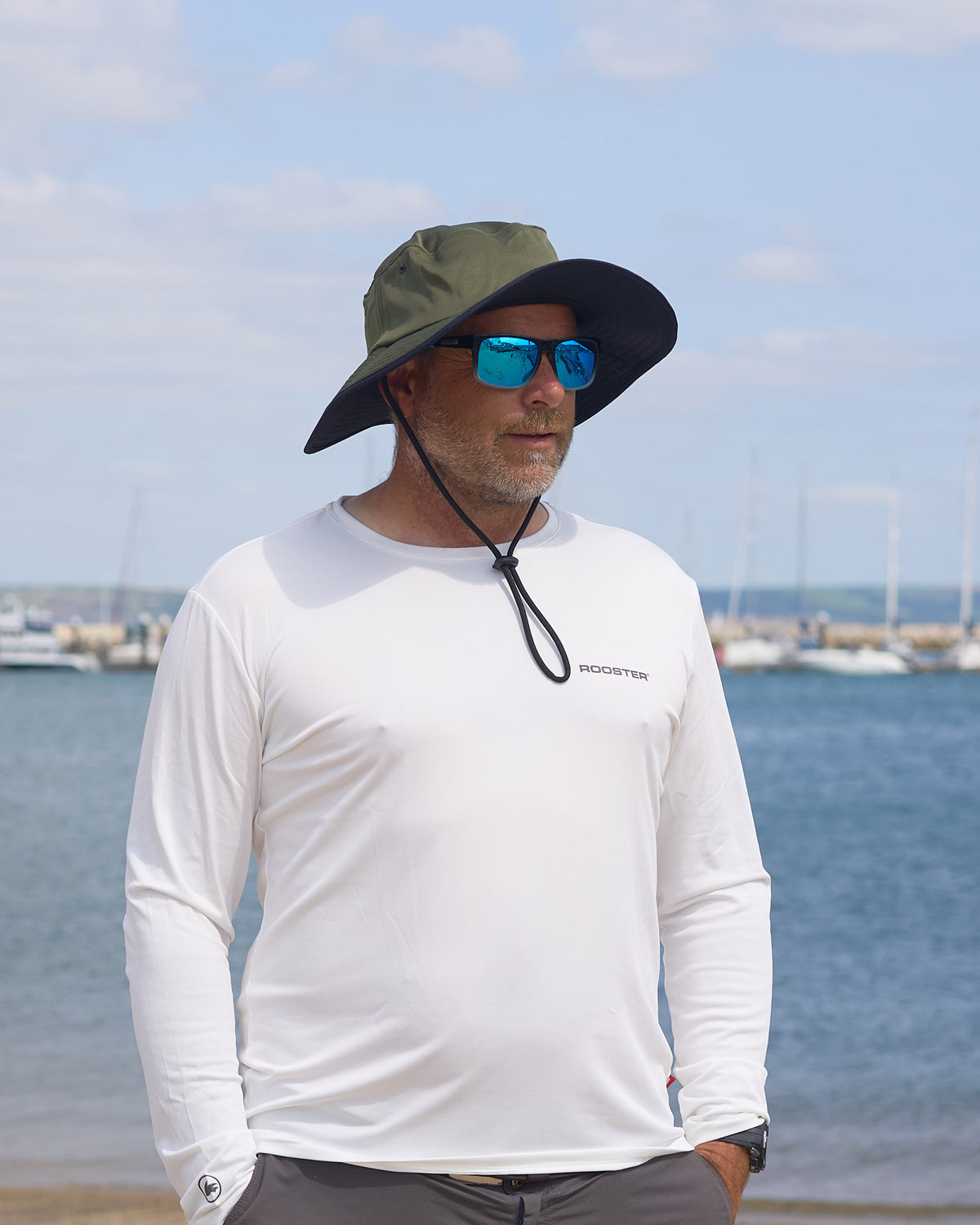 Rooster Wide Brimmed UV Hat | SendIt Sailing