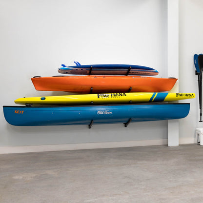 Wall Mounted SUP & Surfboard Storage Rack | Indoor | 2 Levels | Adjustable