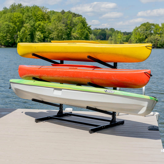 G-Watersport Kayak & Canoe Rack | 3 Levels | Black