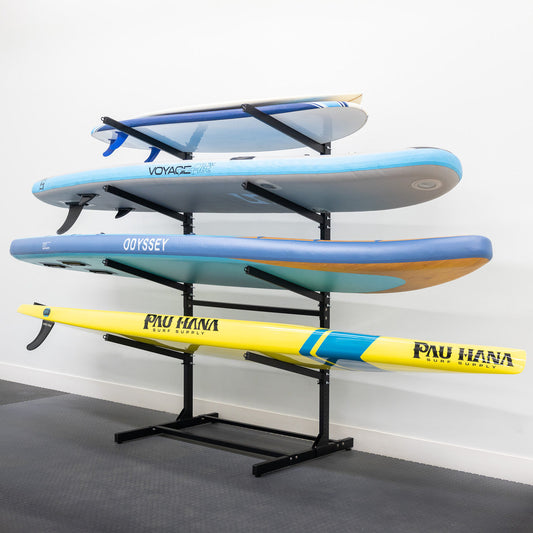G-Surfboard & SUP Rack | Indoor-Outdoor Storage | 4 Levels