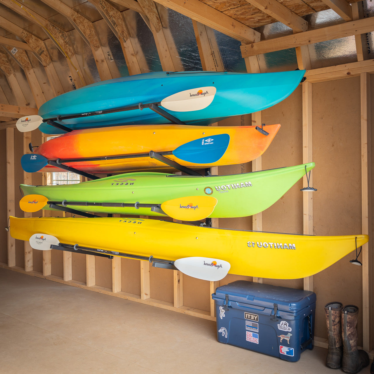 Champlain Kayak Rack | Indoor Adjustable Rack | 4 Levels