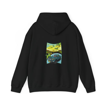 Vehicle Damage Attempt Heavy Blend™ Hooded Sweatshirt
