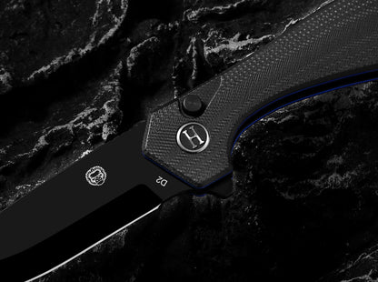 The Vector Folding Pocket Knife Giftset for Men and Women (Black)