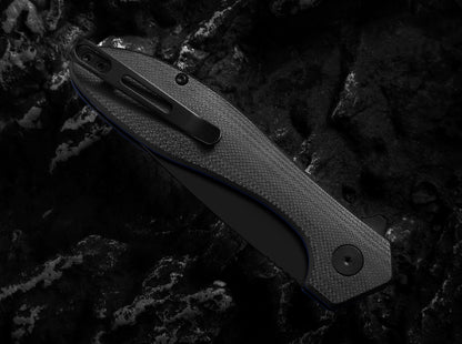The Vector Folding Pocket Knife Giftset for Men and Women (Black)
