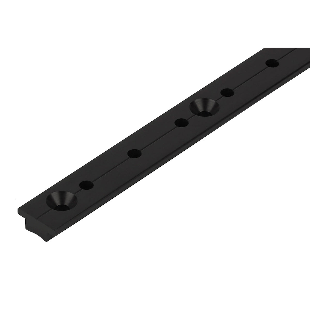 Schaefer T-Track, 3/4in x 1/8in (19 x 3mm), 2ft(.6m) Black | SendIt Sailing