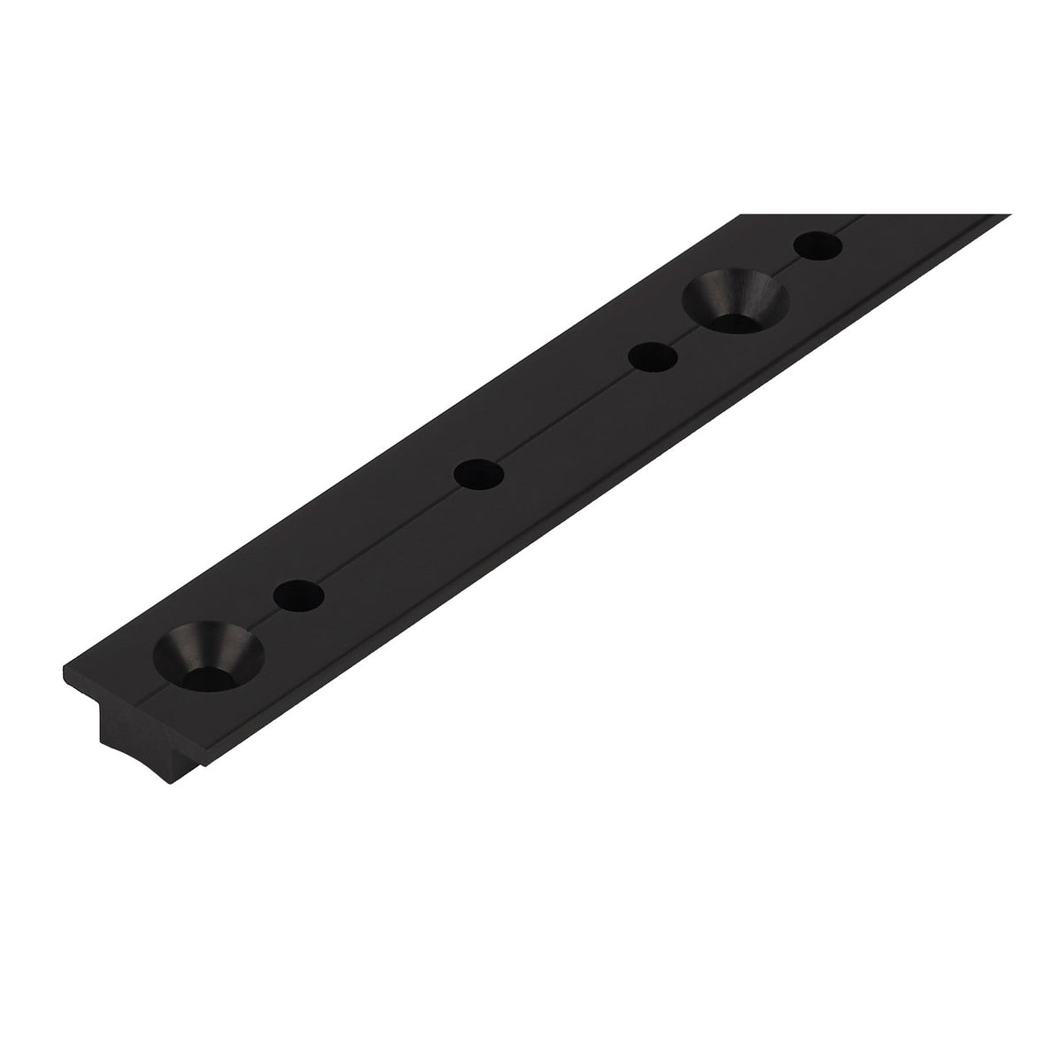 Schaefer T-Track, 1inx1/8in (25x3mm), 4ft(1.2m), Black | SendIt Sailing