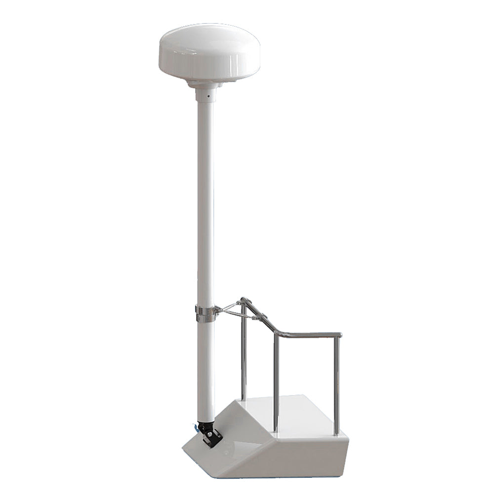 Seaview 8ft Radar Mast Pole Kit with 1 Stand-Off Kit | SendIt Sailing