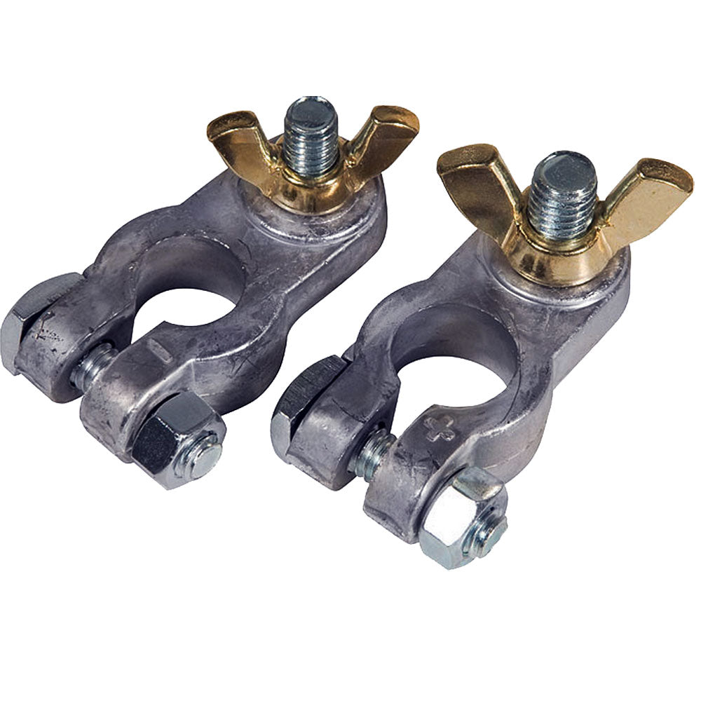 Ancor Lead Battery Terminal - 5/16in & 3/8in Stud - Positive & Negative Combo