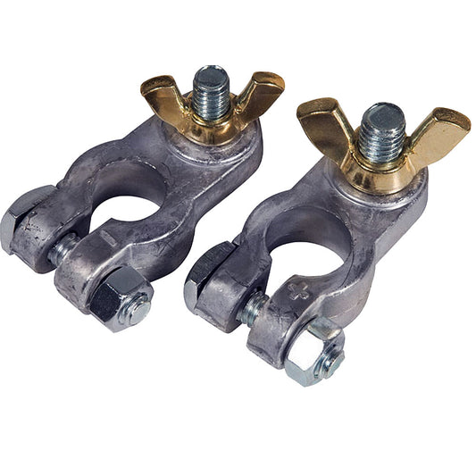Ancor Lead Battery Terminal - 5/16in & 3/8in Stud - Positive & Negative Combo