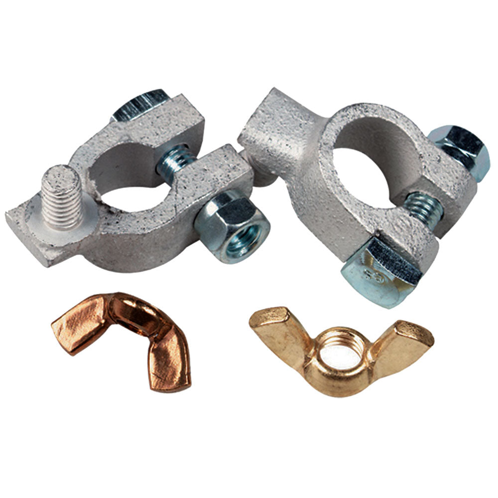 Ancor Tinned Battery Terminal - 5/16in & 3/8in Stud - Positive & Negative Combo