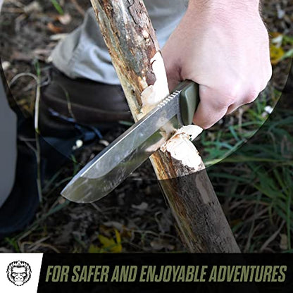 The Bushwhacker D2 Steel Bushcraft Survival Knife Gift Set (Selection)