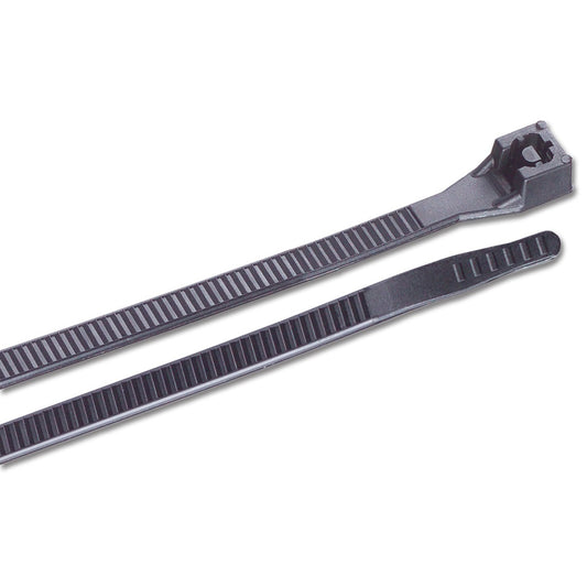Ancor 11in UV Black Standard Cable Zip Ties - 100 Pack
