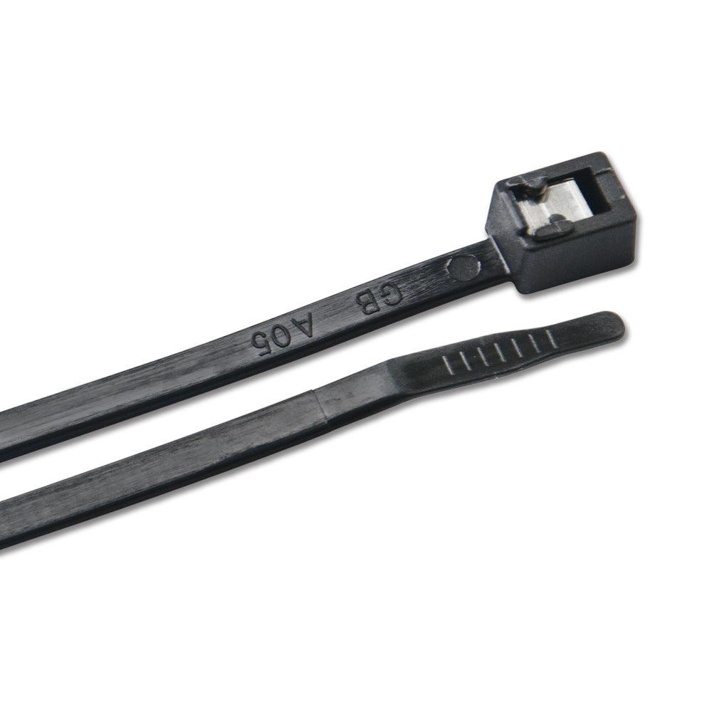 Ancor 14in UV Black Self Cutting Cable Zip Ties - 20-Pack