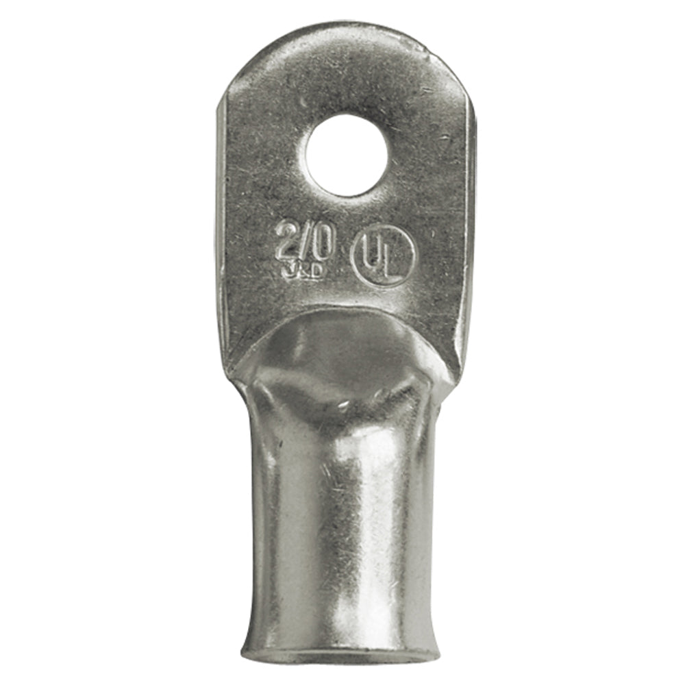 Ancor Heavy Duty 2 AWG 1/4in Tinned Lug - 25-Pack