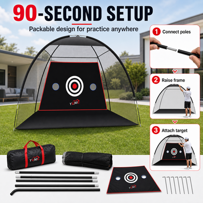 Golf Practice Net - Tent Style (10ft x 7ft)