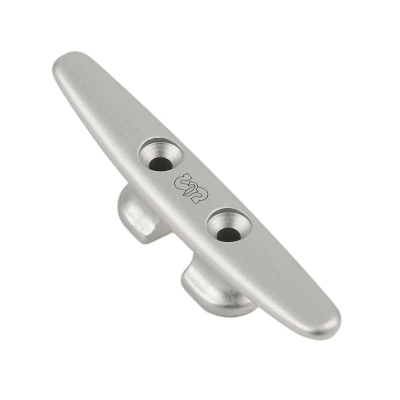 Schaefer Cleat, Open Base, 4in (102mm), Silver | SendIt Sailing