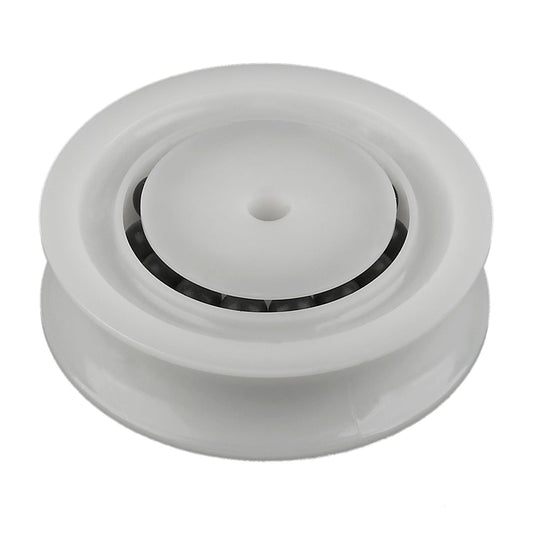 Schaefer Sheave, 2in (51mm) OD, White Delrin, BB | SendIt Sailing