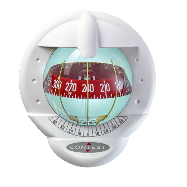 Plastimo Contest 101 Compass White Red | SendIt Sailing