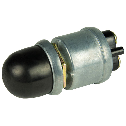 BEP 2-Position SPST Heavy-Duty Push Button Switch with Cover - OF for (ON) - 35 Amp