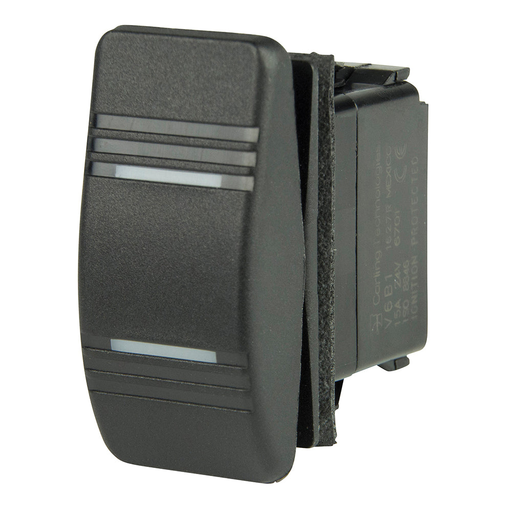 BEP SPDT Contura Switch - 2-Amber LEDs - ON/OF for ON