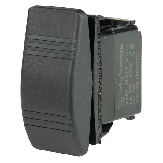 BEP SPDT Contura Switch - 2-LEDs - (ON)/OF for (ON)