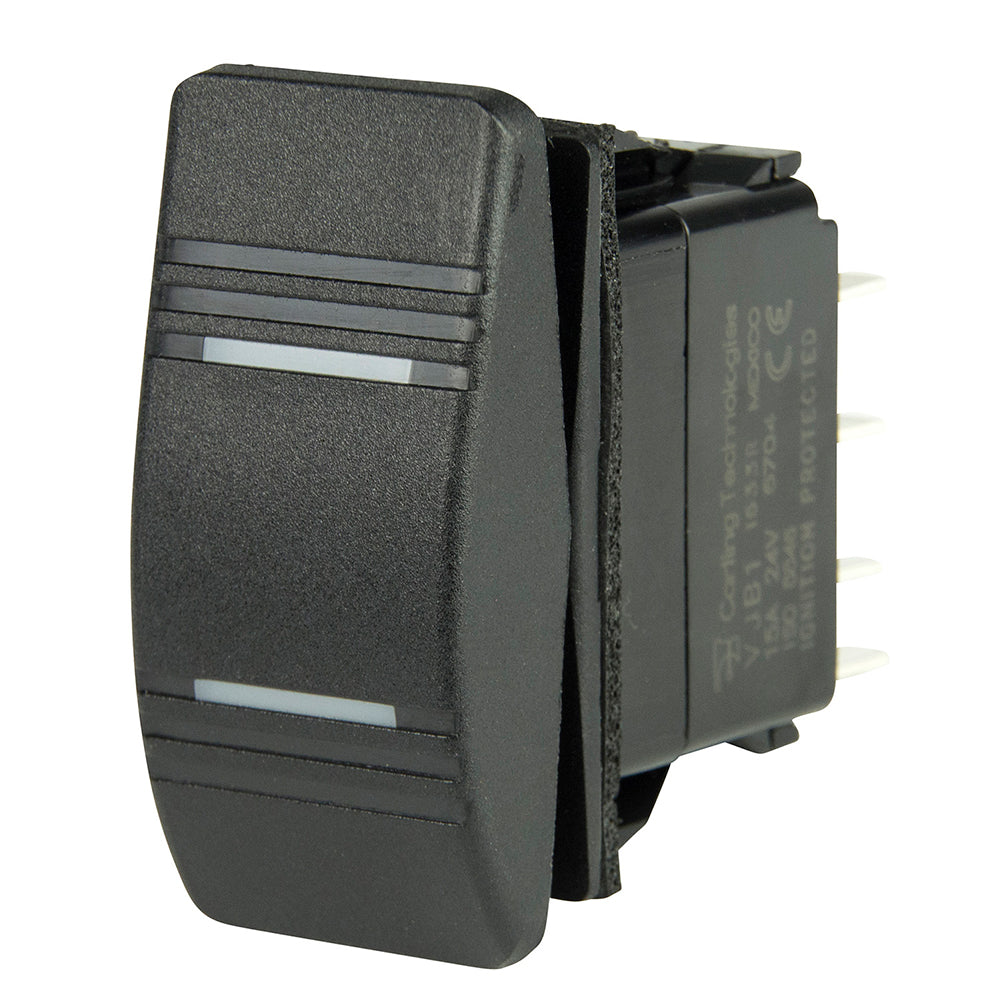 BEP DPDT Contura Switch - 2-Amber LEDs - ON/OF for ON