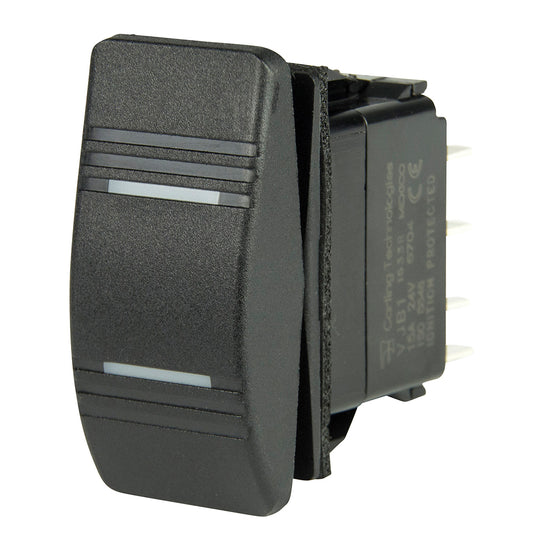 BEP DPDT Contura Switch - 2-Amber LEDs - ON/OF for ON