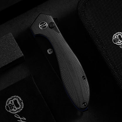 The Vector Folding Pocket Knife Giftset for Men and Women (Black)