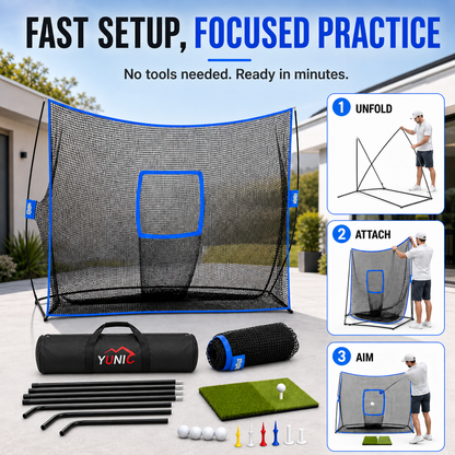 Golf Practice Net - Surface Wall (10ft x 7ft)