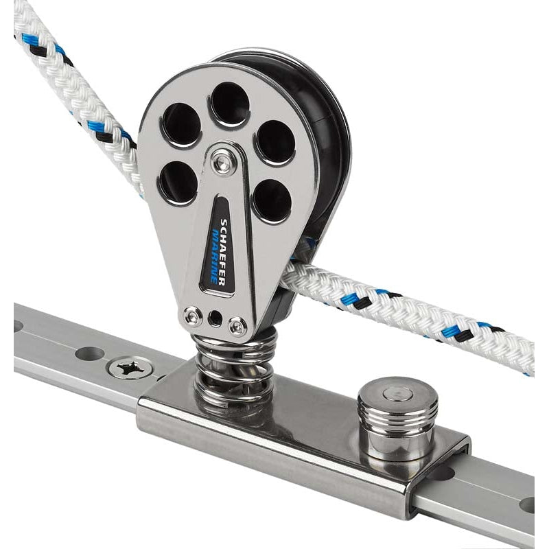 Schaefer Jib Lead, 1 1/4inx3/16in (32x5mm) Lined | SendIt Sailing