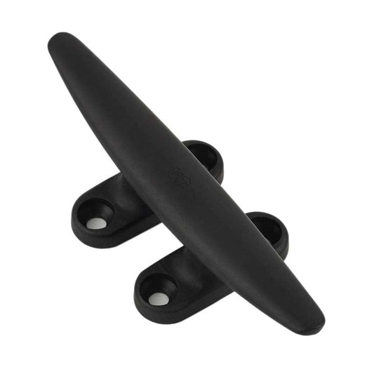Schaefer Cleat, 4 Hole Deck, 8in (203mm), Black | SendIt Sailing