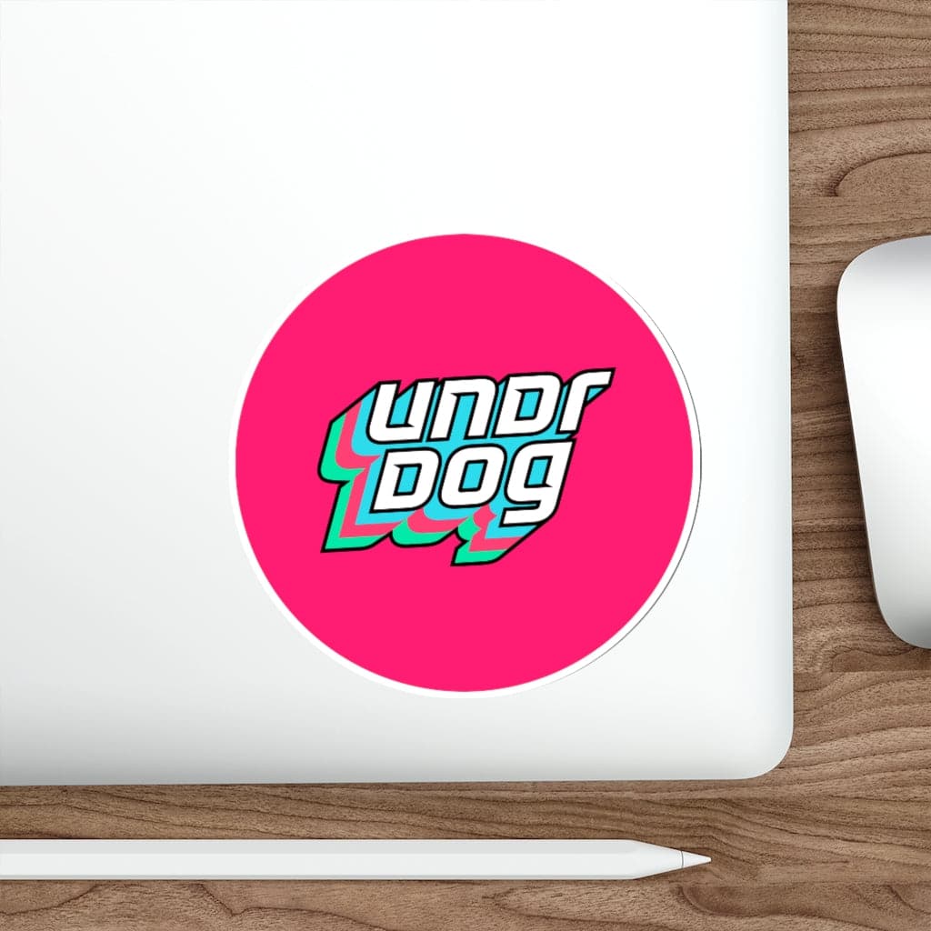 Undrdog Round Die-Cut Sticker