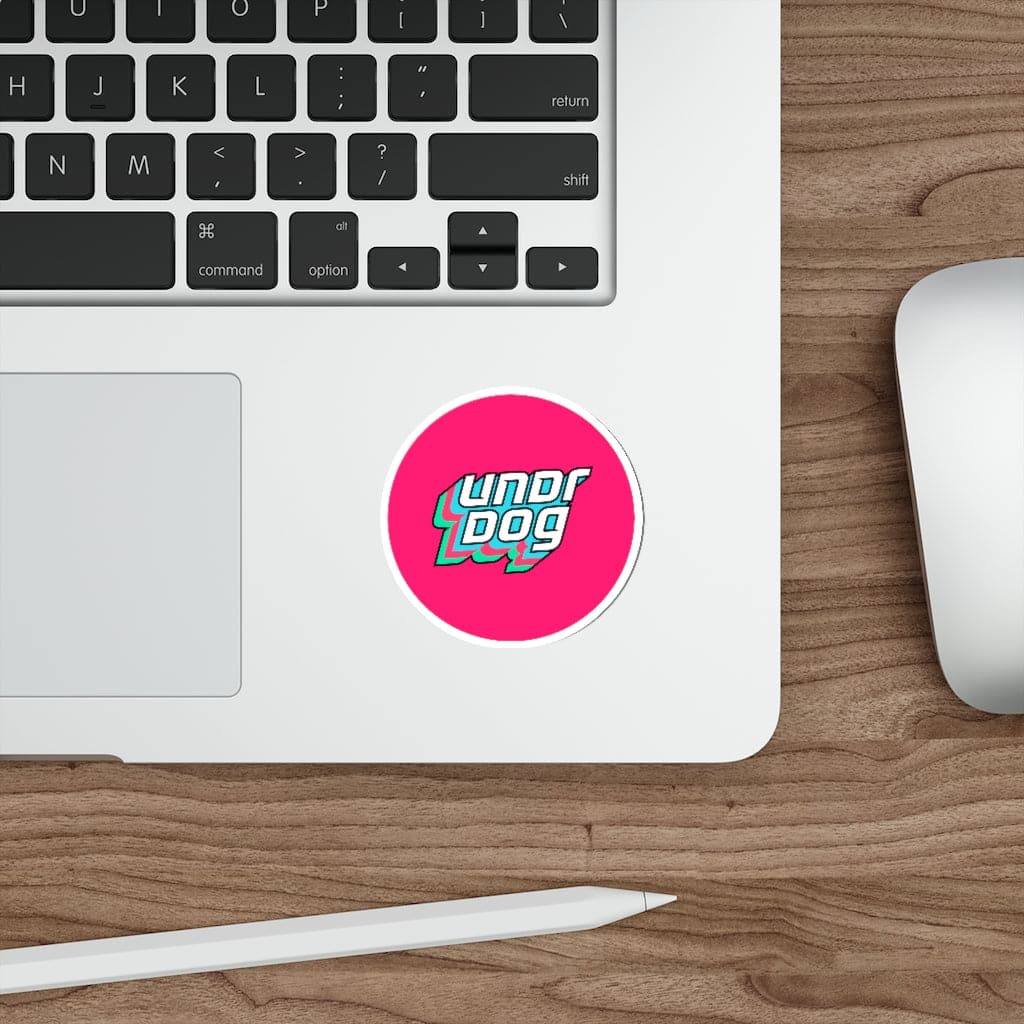Undrdog Round Die-Cut Sticker
