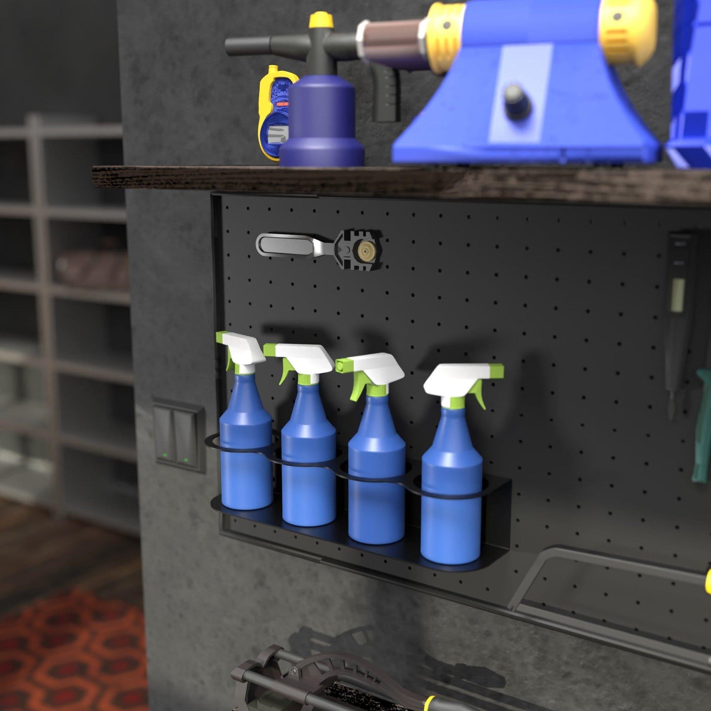 Spray Bottle Holder - 5 Bottle