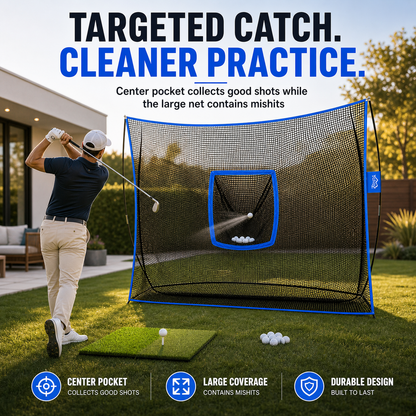 Golf Practice Net - Surface Wall (10ft x 7ft)