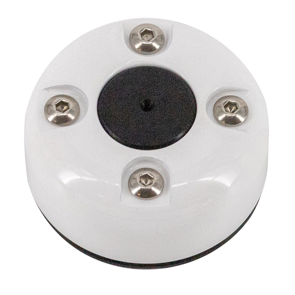 Seaview Cable Seal with Cover - White Powder Coated Stainless Steel for Wire Up to 13.5mm/.053in | SendIt Sailing
