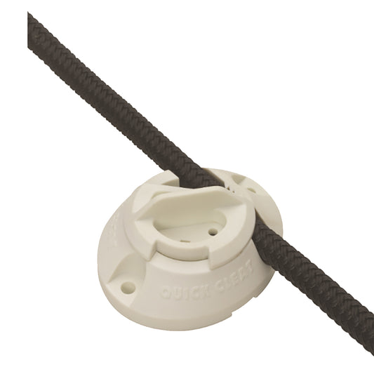 Barton Marine Quick Cleat - 5/16in - White