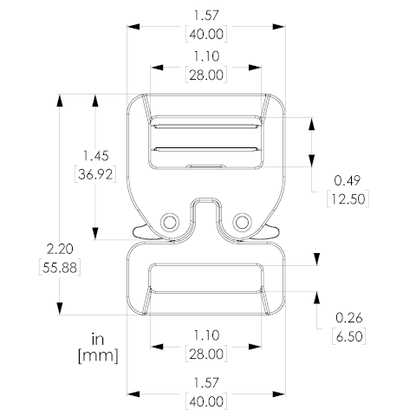 9242 QUICK CONNECT BUCKLE