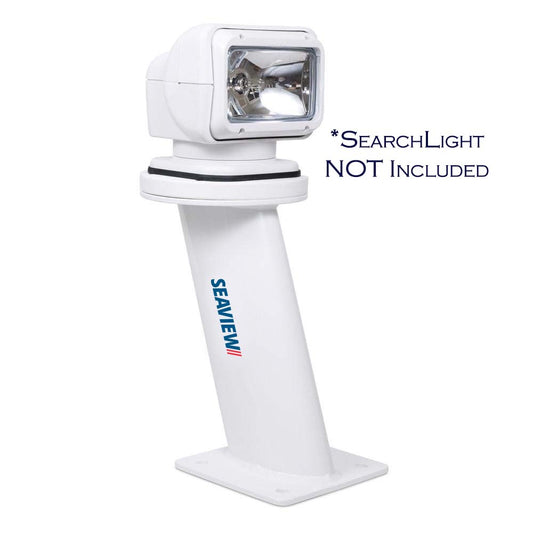 Seaview 12in AFT Leaning Mount for Searchlights & Thermal Cameras with 7in x 7in Base Plate | SendIt Sailing