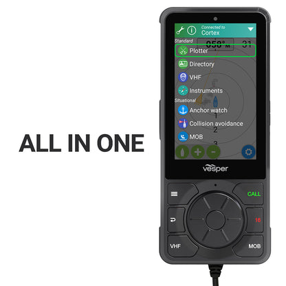 Vesper Cortex V1 - VHF Radio w/SOTDMA SmartAIS & Remote Vessel Monitoring - Only Works in North America | SendIt Sailing