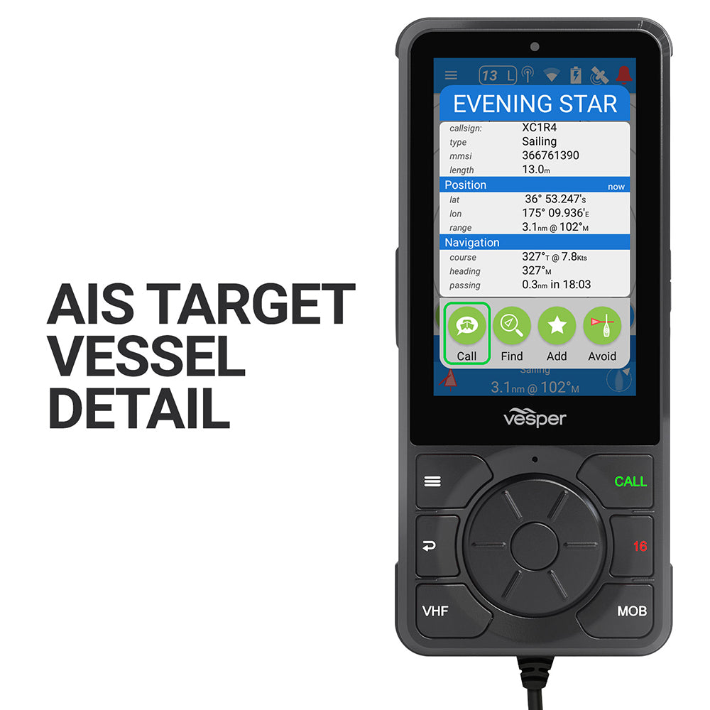 Vesper Cortex V1 - VHF Radio w/SOTDMA SmartAIS & Remote Vessel Monitoring - Only Works in North America | SendIt Sailing
