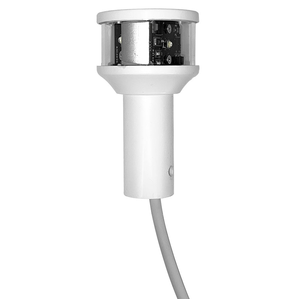 Seaview Round LED Combo Masthead - White - All Round - Light Bar Top | SendIt Sailing
