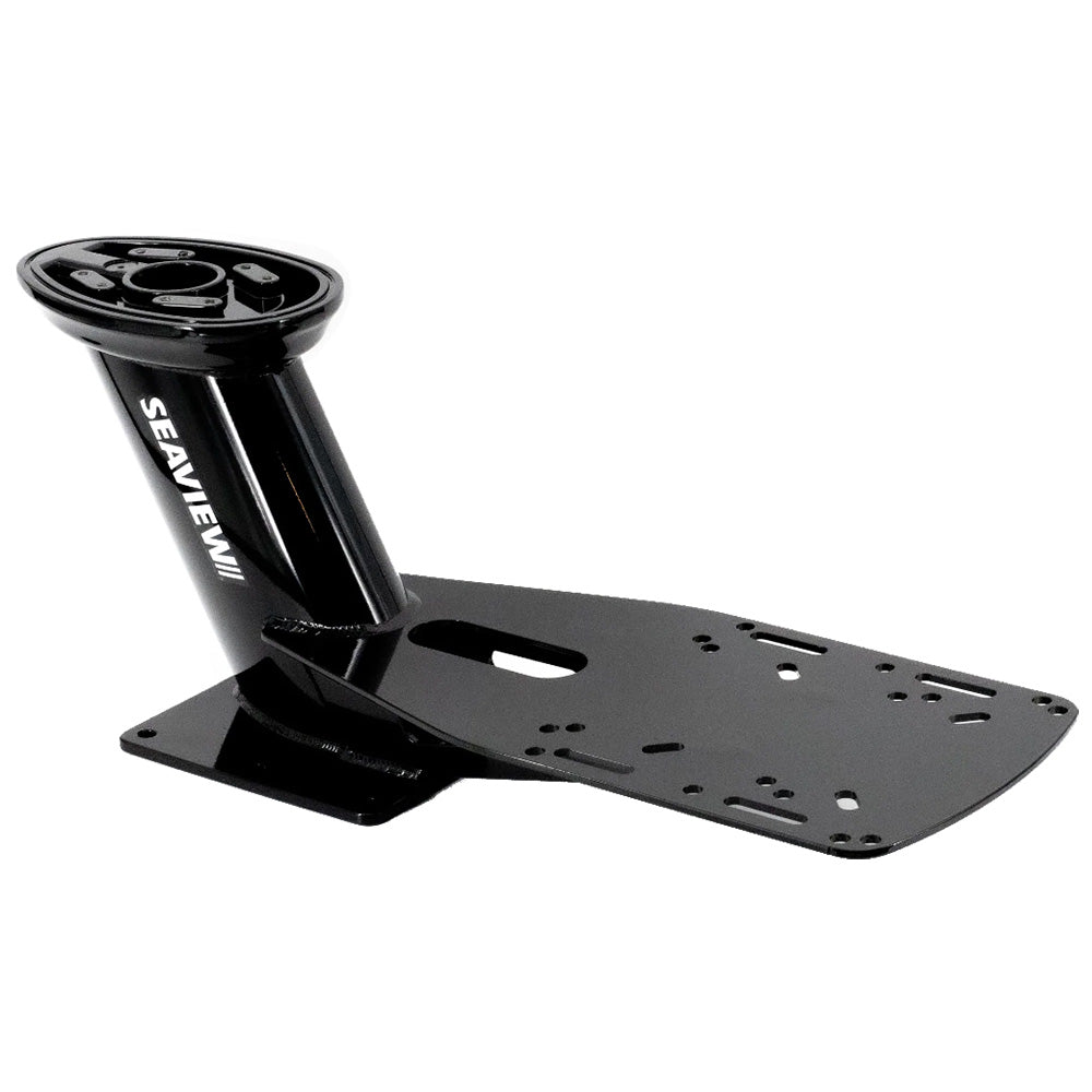 Seaview 13.25in Pre-Drilled Dual Mount for Most Closed Dome Radars - Black - Top Plate Required | SendIt Sailing