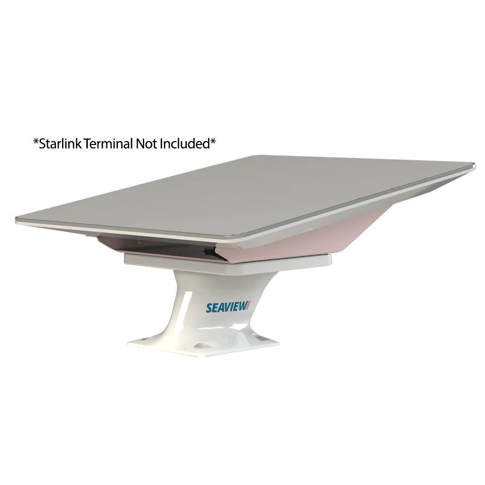 Seaview Starlink High Performance 5in Pedestal Mount with ADASTLKA Starlink Top Plate | SendIt Sailing